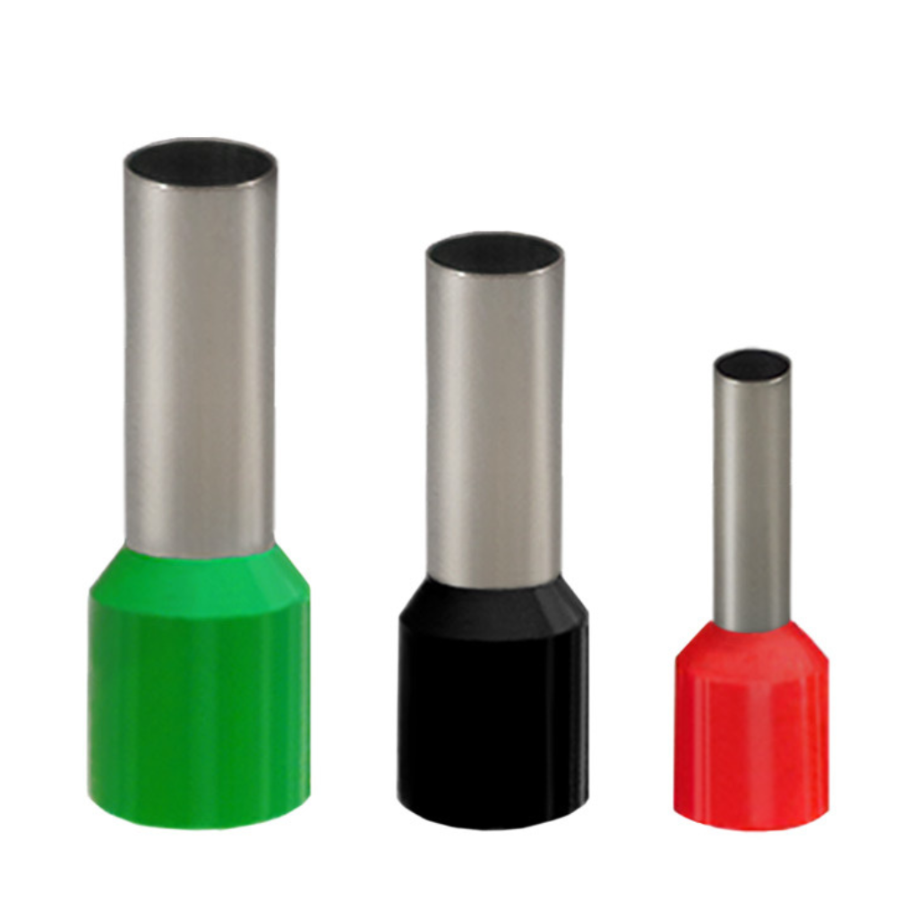 Kit Terminal Pr Isolado Tubular Simples Mm Vermelho