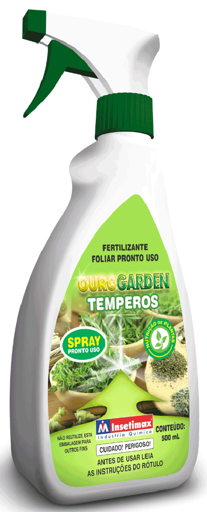 Fertilizante Foliar Pronto Uso Para Temperos E Ervas Insetimax Ml