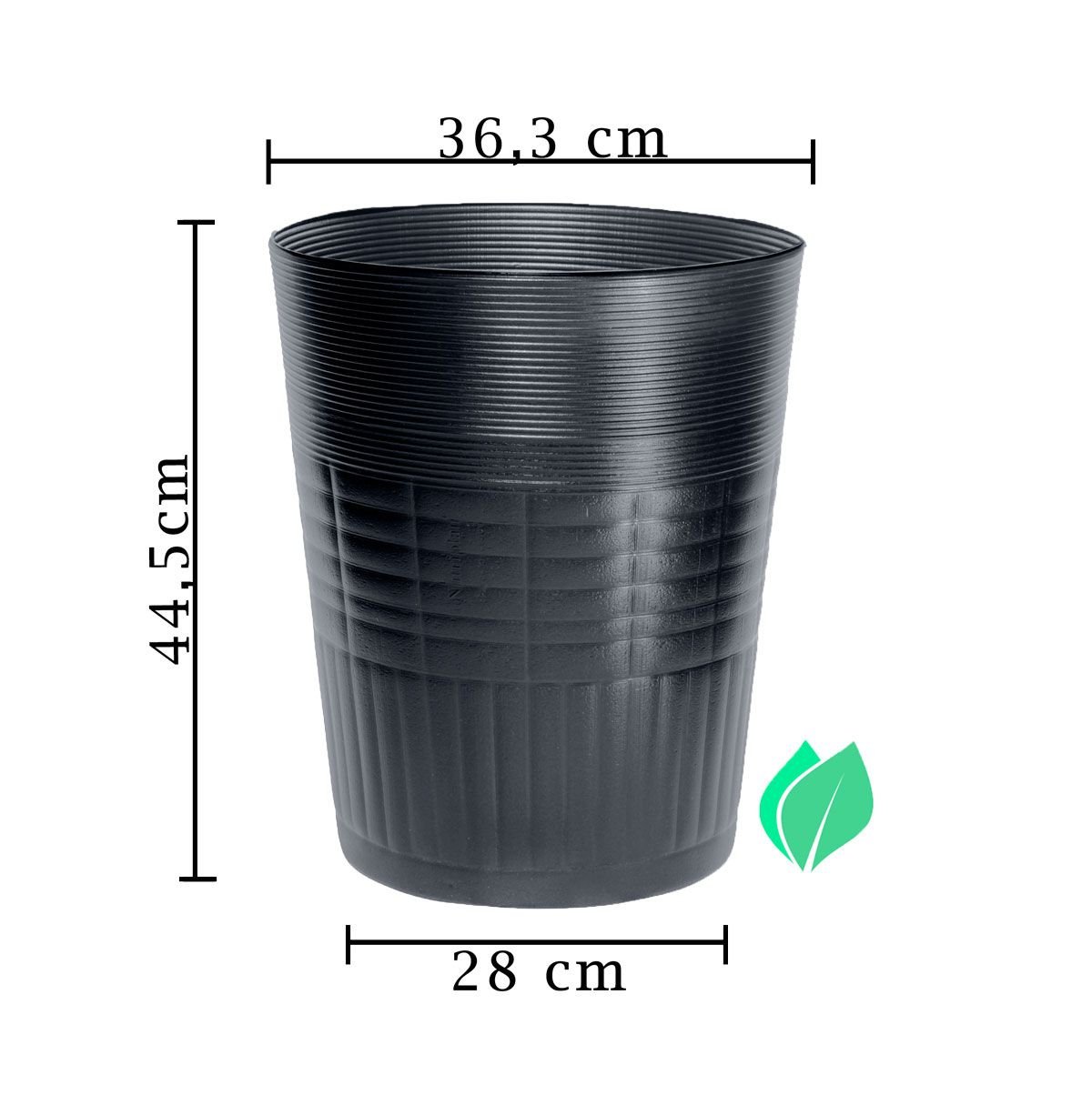 Vaso Flex Vel Para Embalagem De Mudas Sem Al A Nutriplan Litros Preto