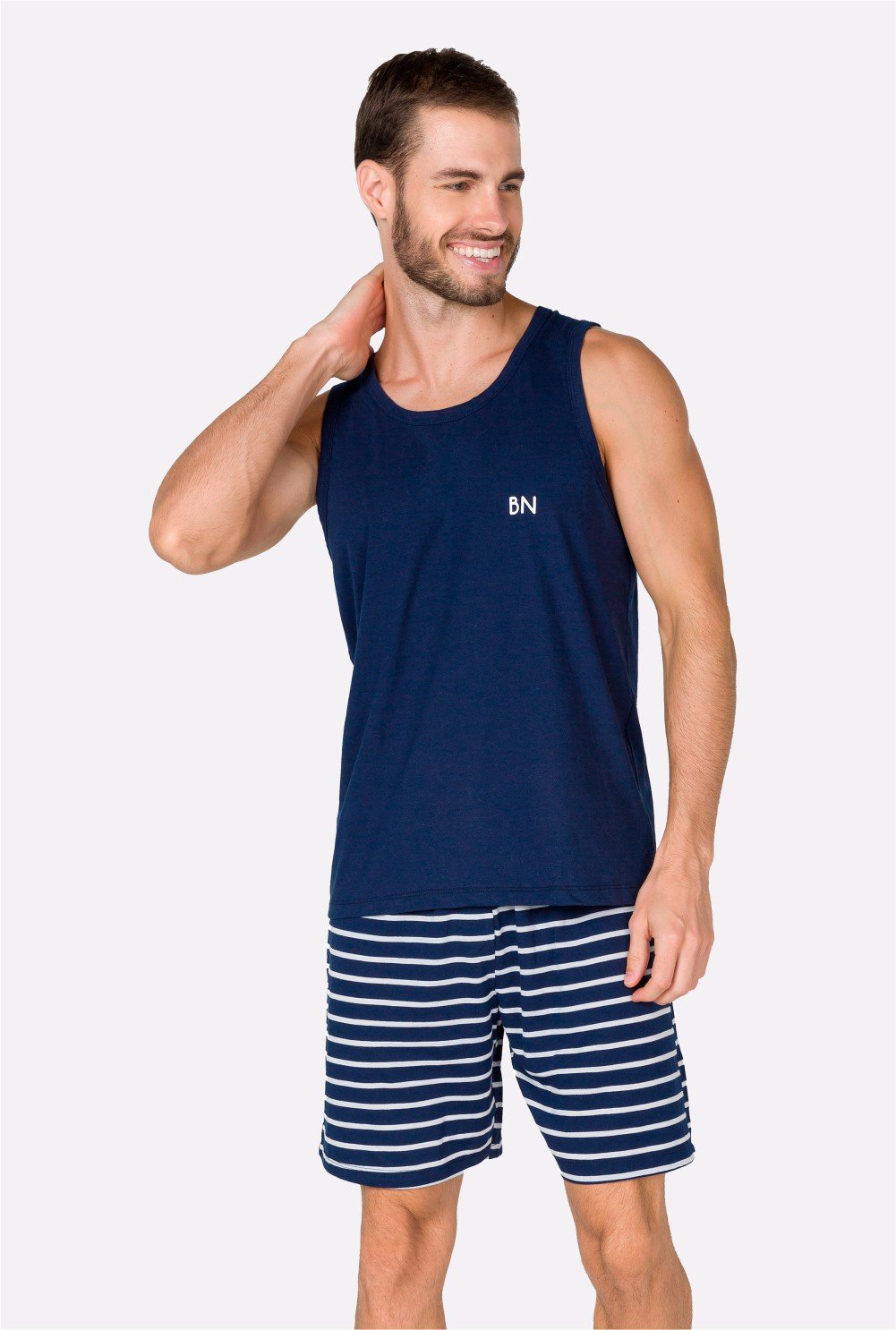 Pijama Masculino Adulto Regata Bela Notte