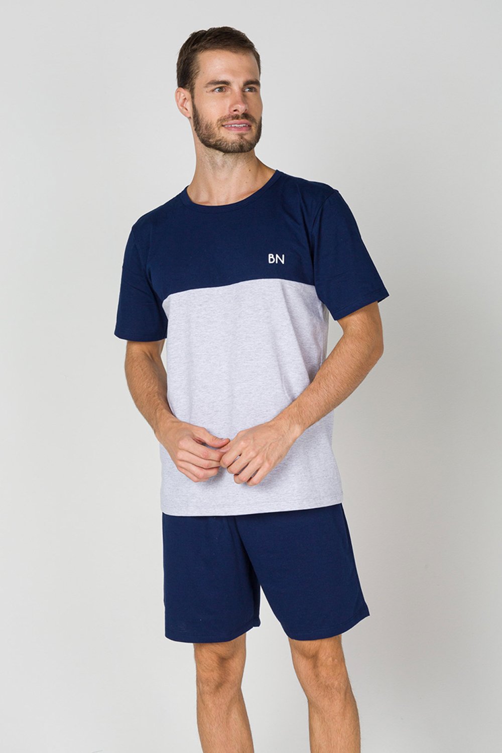 Pijama Masculino Adulto Curto Bela Notte