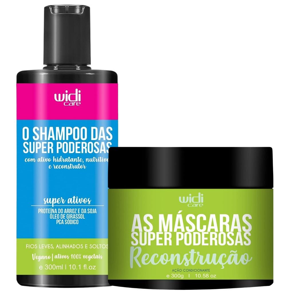 Kit Super Poderosas Reconstrução Duo 2 Produtos Widi Care