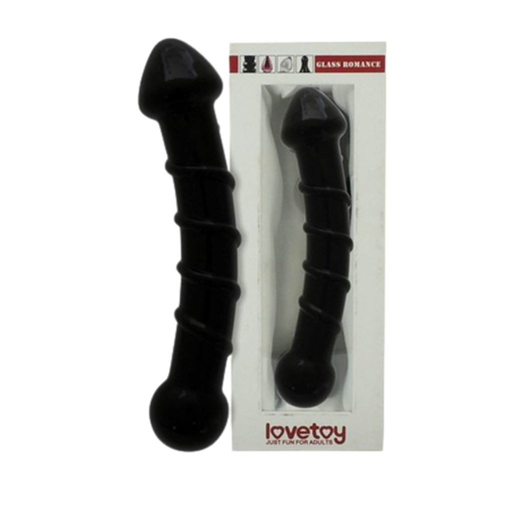 Plug Anal De Vidro Glass Romance Lovetoy Preto