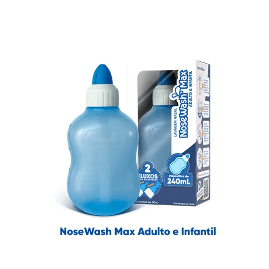 Dispositivo Para Lavagem Nasal Nose Wash Max Adulto Infantil Ml