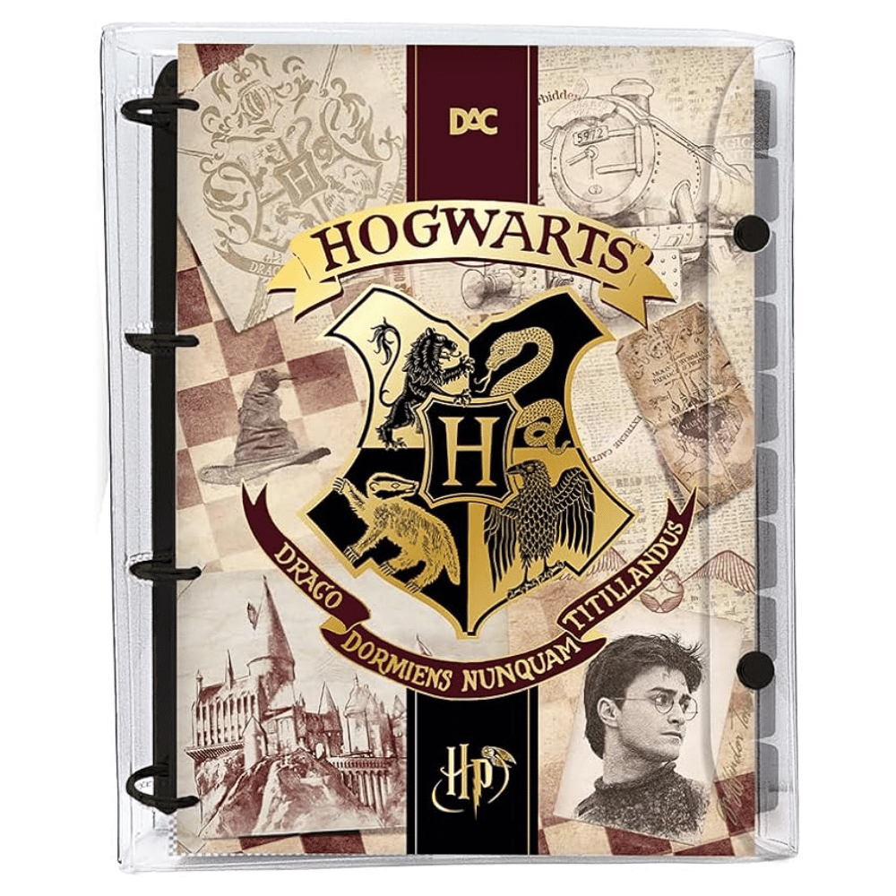 Fichário Universitário em PVC Cristal DAC Harry Potter Frame Papelaria