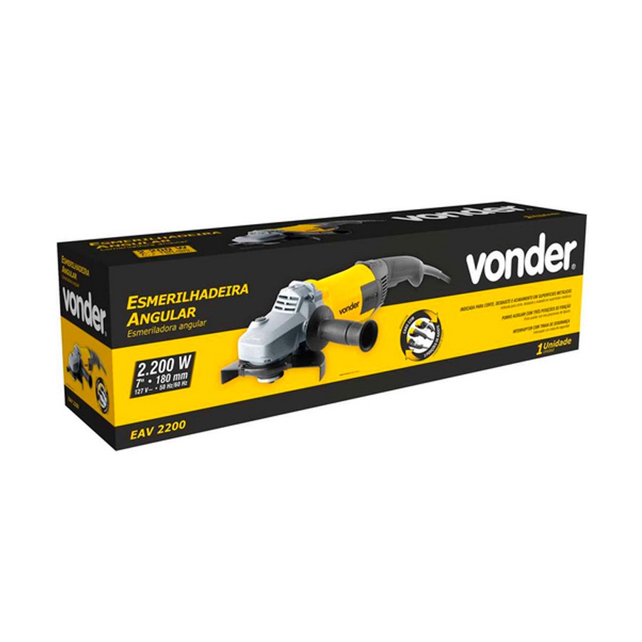 Esmerilhadeira Angular 7 2 200W 220V Vonder