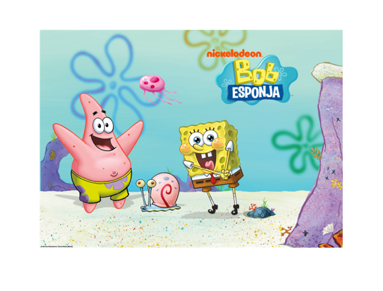 Painel Retangular Bob Esponja Licenciado