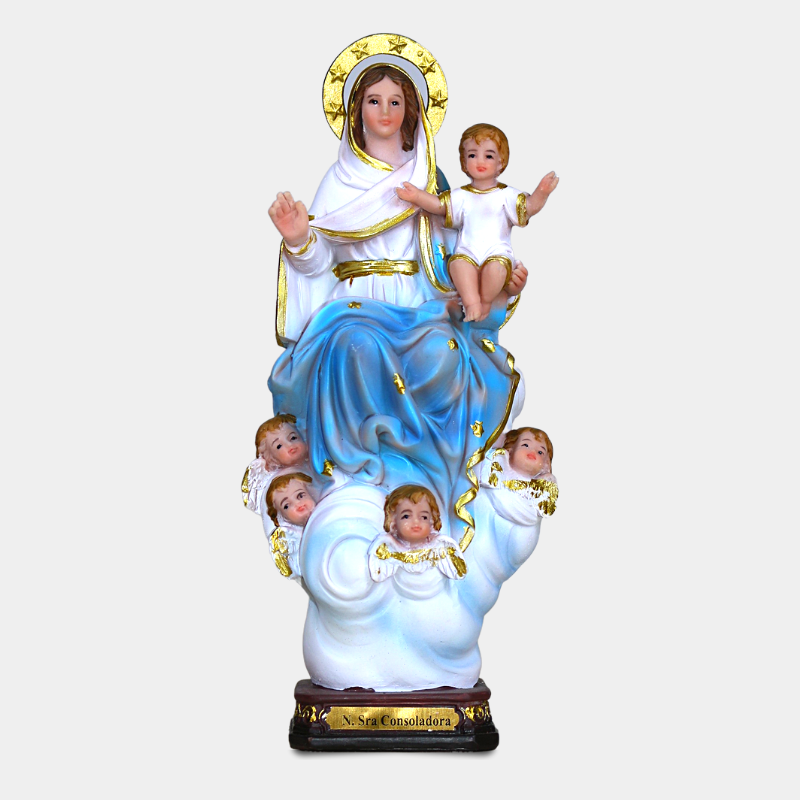 Imagem Sacra Em Resina De Nossa Senhora Consoladora