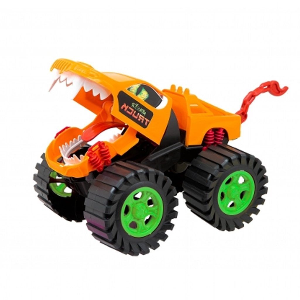 Brinquedo Monster Truck Dino Carrinho Miniatura Picape Fricção 29 5cm