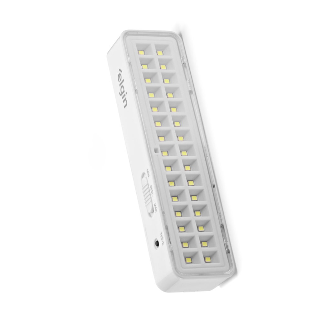 Luminária De Emergência 30 Leds Elgin Loja Gubler