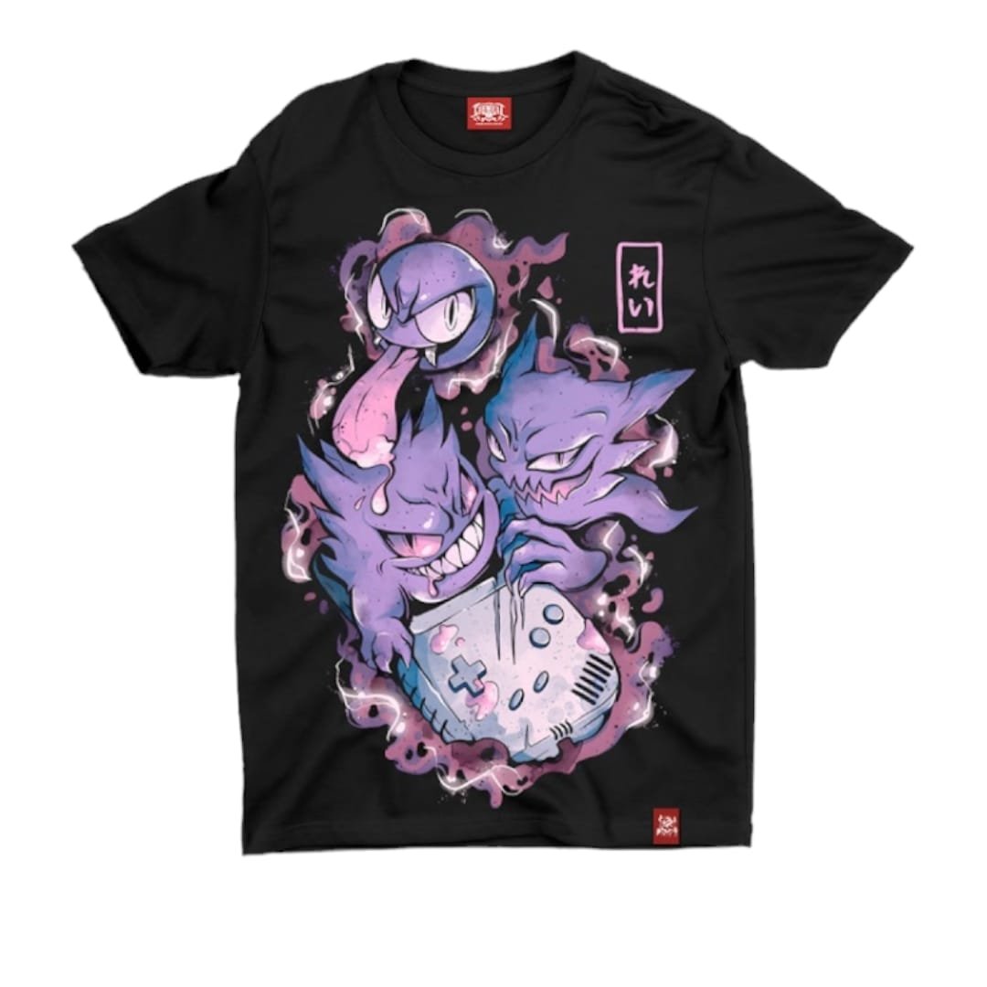 Camiseta P Kemon Gengar Evolu O