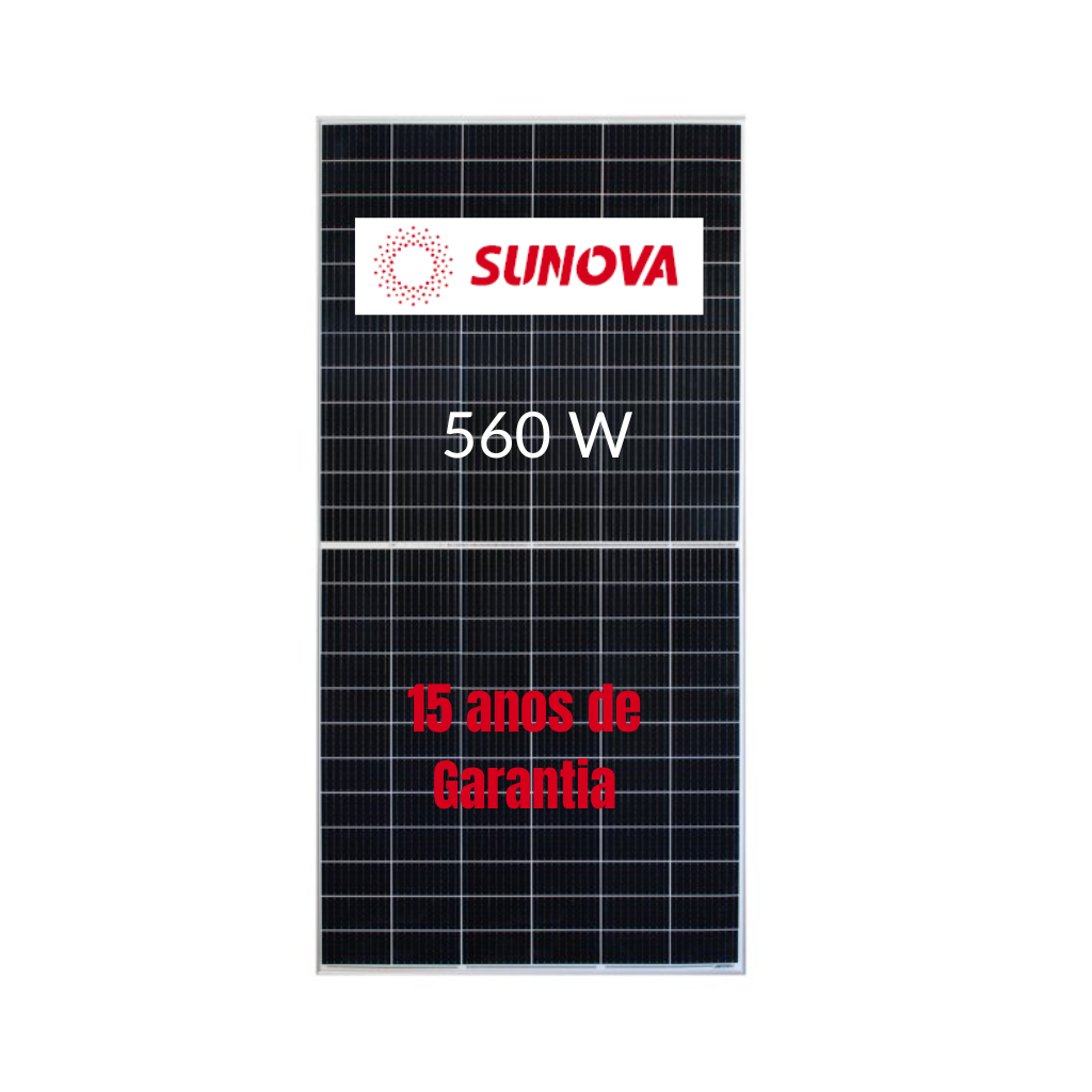 Módulo Fotovoltaico 560W 30mm Sunova