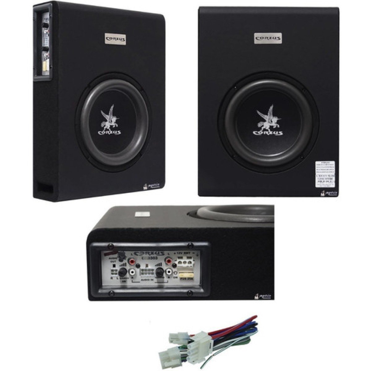 Caixa Amplificada Corzus Automotiva Cxs Slim W