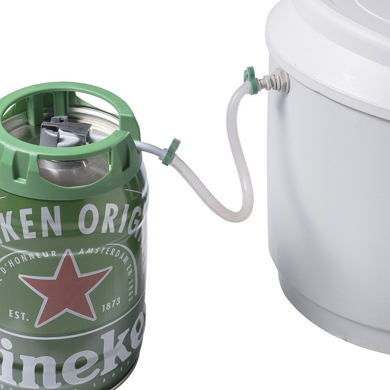 Chopeira A Gelo Lavita Cooler 21l Branco Beer Serpentina Em Alumínio