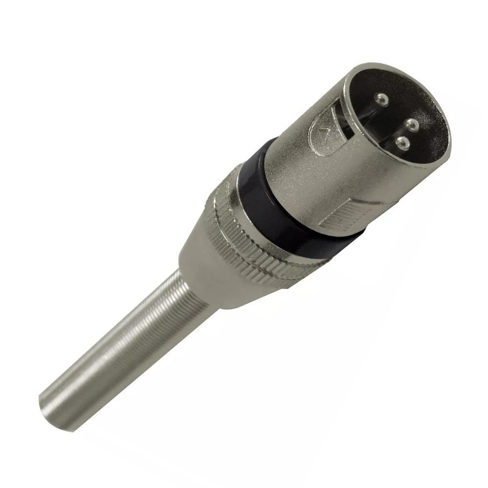 Conector XLR CANON Macho 3 Pinos Mola