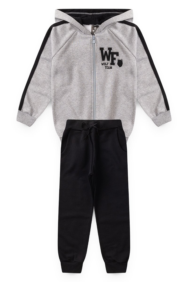 Conjunto Infantil Inverno Menino Wolf Mescla