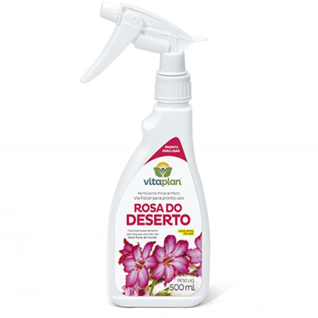 Fertilizante Vitaplan Mineral Misto Rosa Do Deserto Pronto Para Uso 500ml