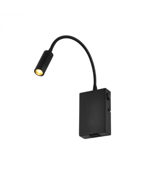 ARANDELA LED LETTURA FLEXÍVEL 2700K 3W BIVOLT 30X7 5X27CM ALUMÍNIO