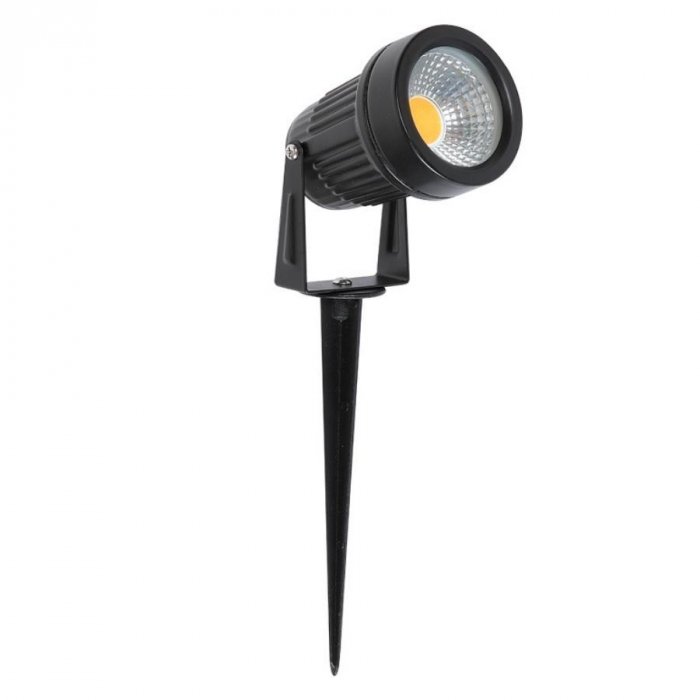 Espeto De Jardim Led Hager Externo K W Bivolt X X Cm Metal Preto