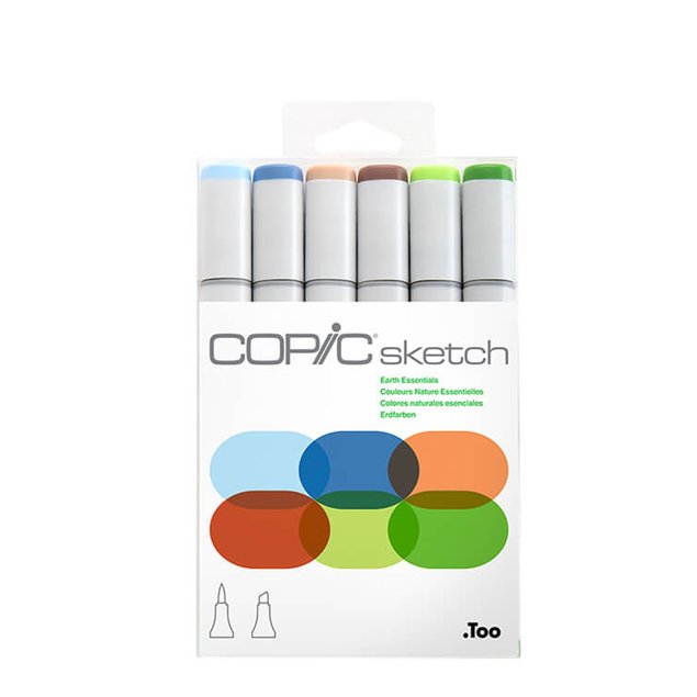 conjunto copic earth essentials