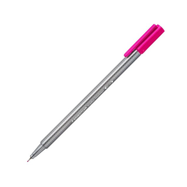 caneta fineliner staedtler triplus 334 20 magenta