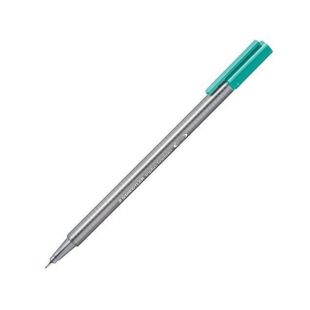caneta fineliner staedtler triplus 334 54 turquesa