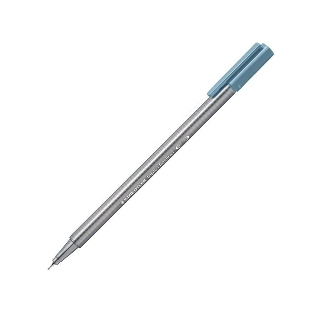 caneta fineliner staedtler triplus 334 505 verde pastel