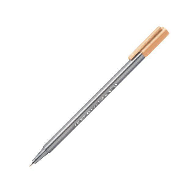caneta fineliner staedtler triplus 334 430 pessego