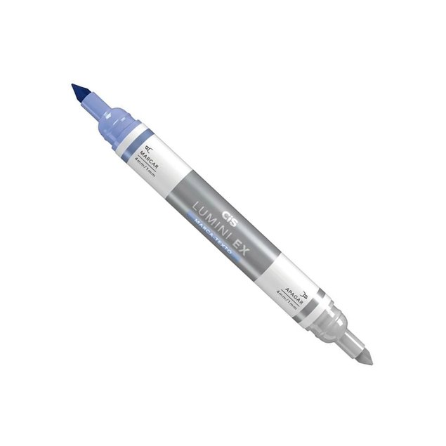marca texto apagavel cis lumini ex azul