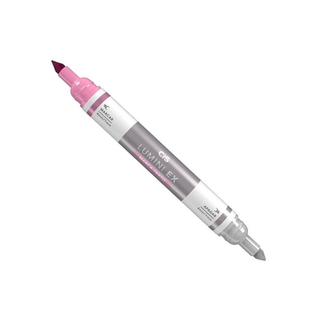 marca texto apagavel cis lumini ex rosa