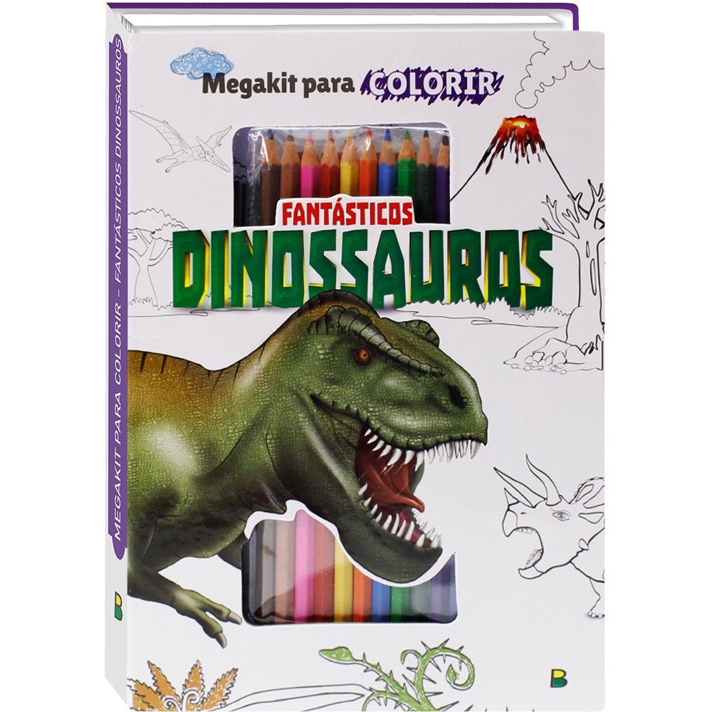 Dinossauro P/ Pintar Boneco Dino Rex Tinta Colorir Infantil