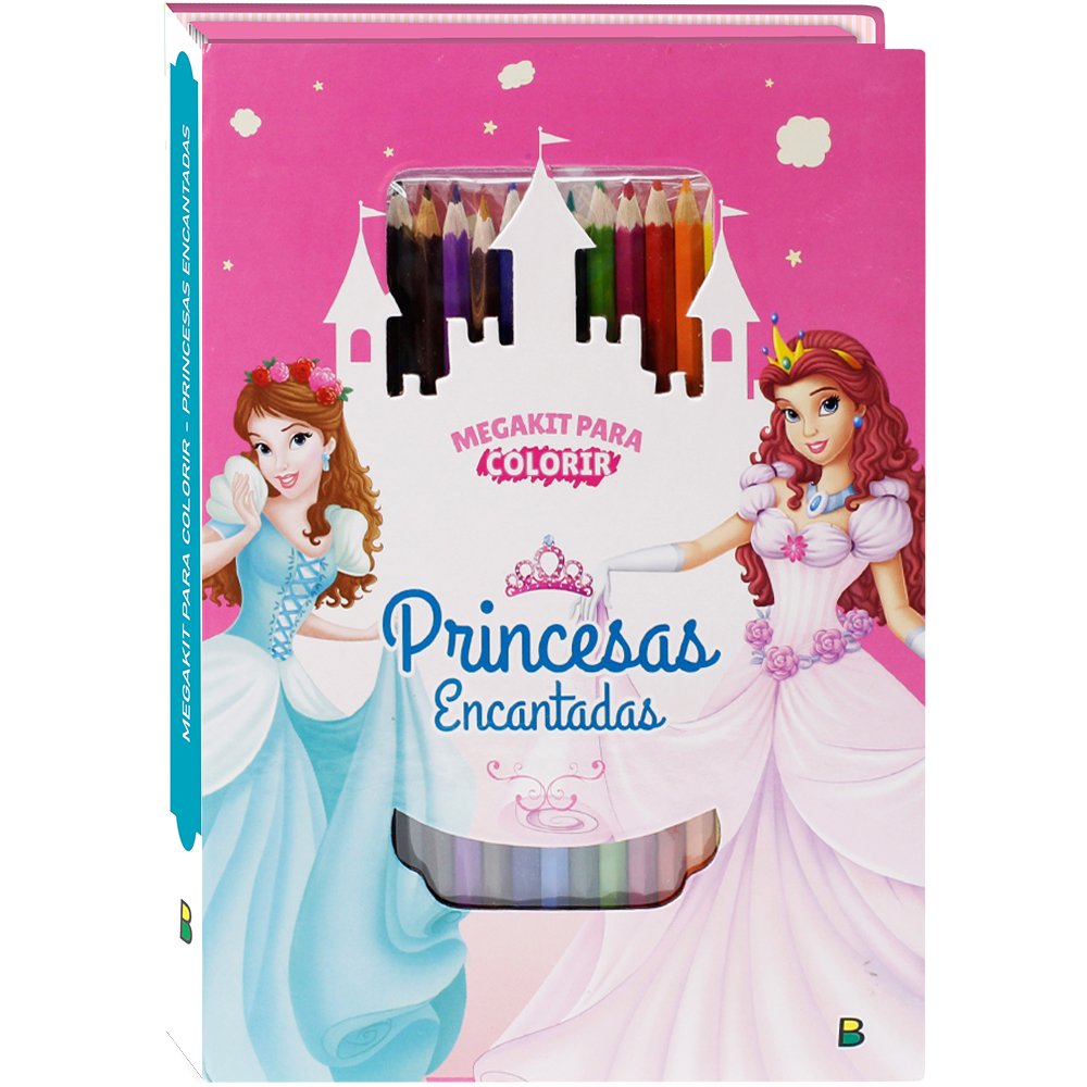 Princesas Livro para Pintar com Aquarela