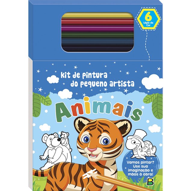 Livro Infantil 365 Desenhos Para Colorir Preto Brasileitura 1144847 -  Papelaria Criativa