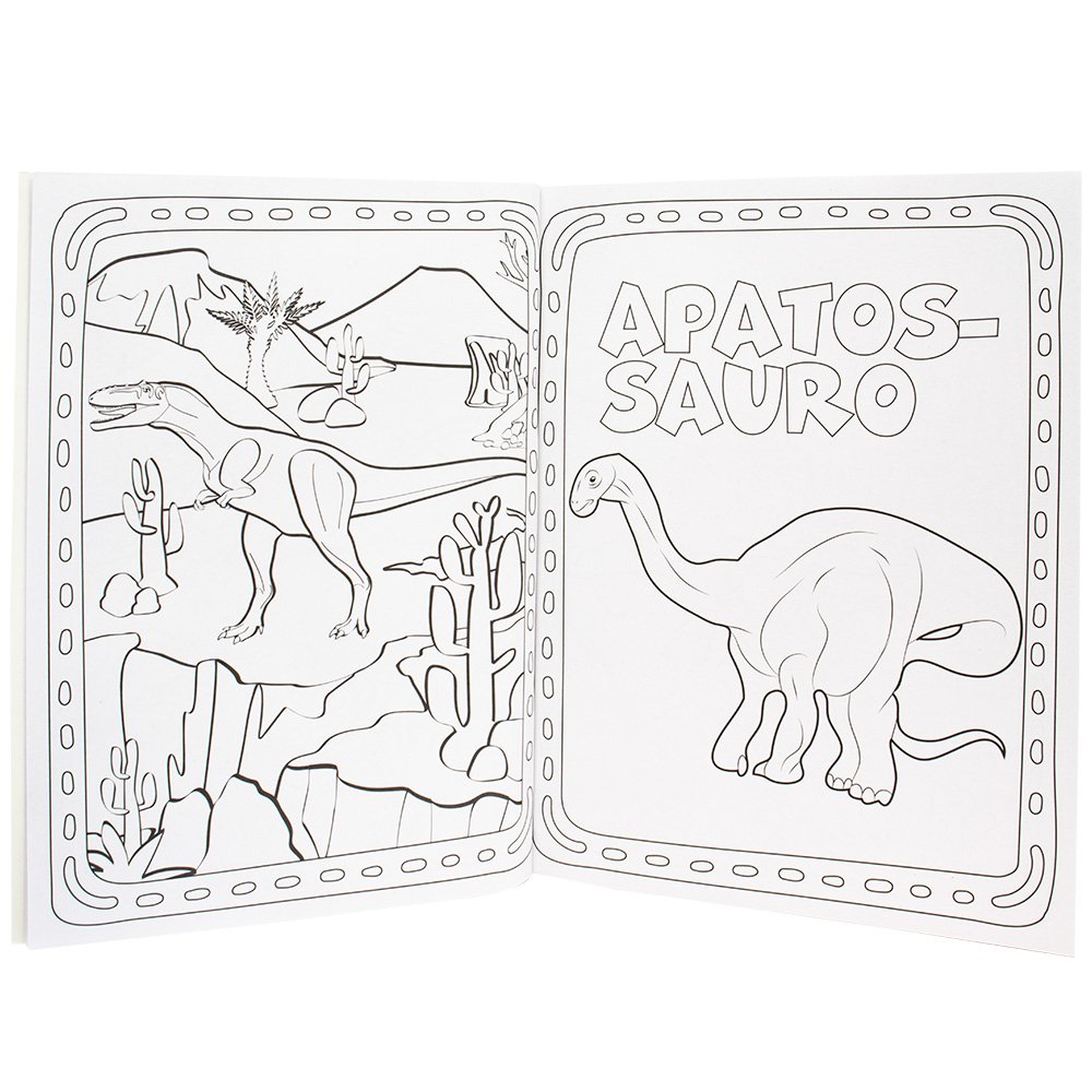 Desenhos para colorir infantil - Dinossauro para colorir e