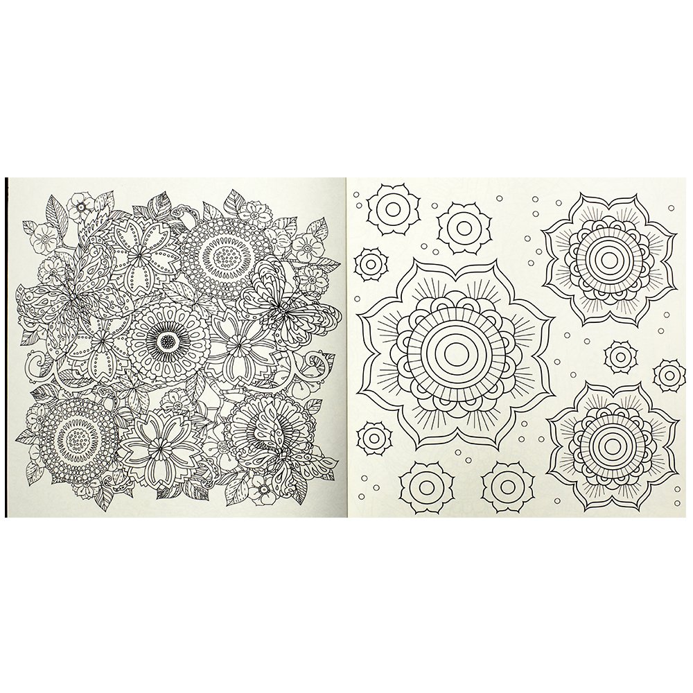 Livro para colorir mandalas