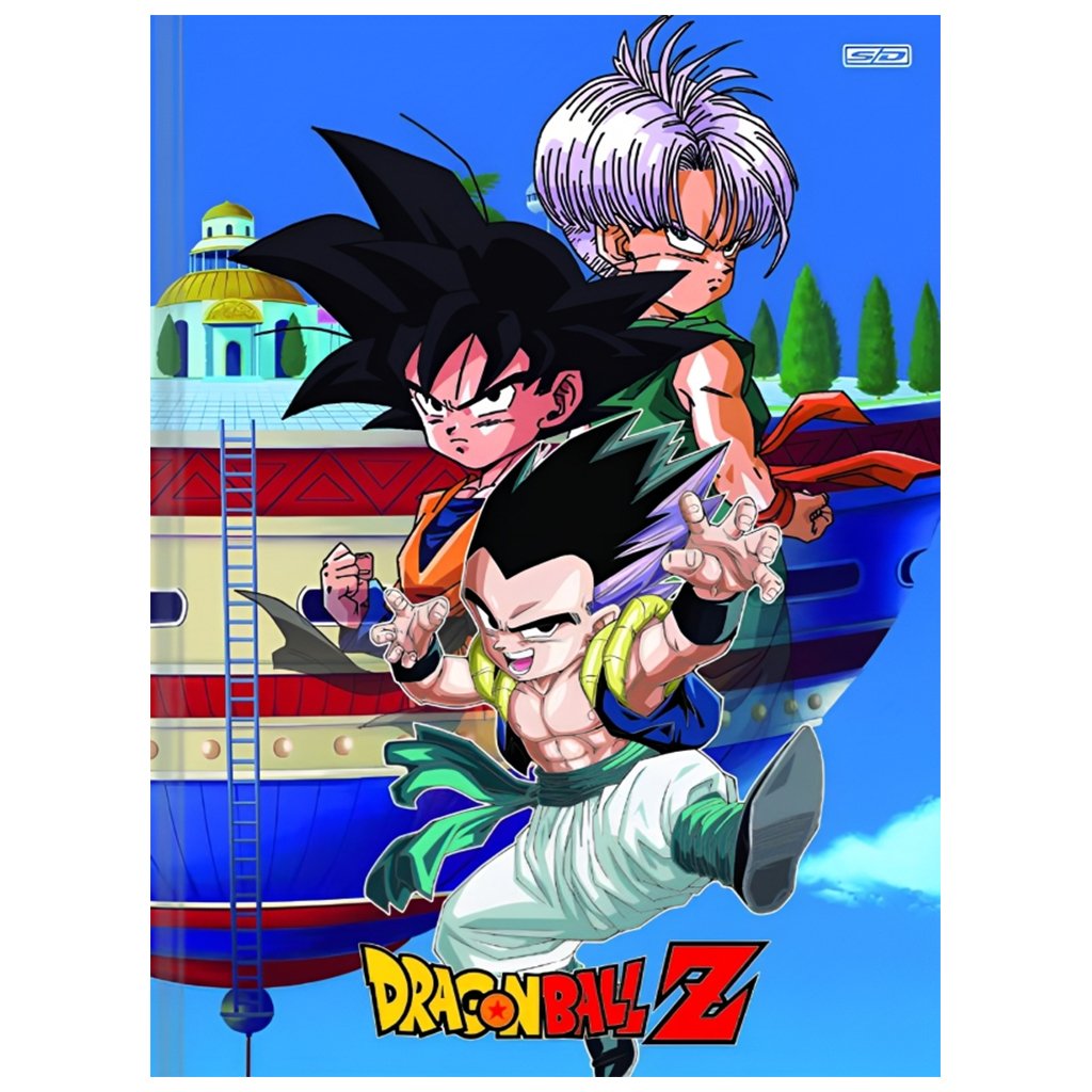 Caderno São Domingos Universitário Dragon Ball 80Fl - Destro