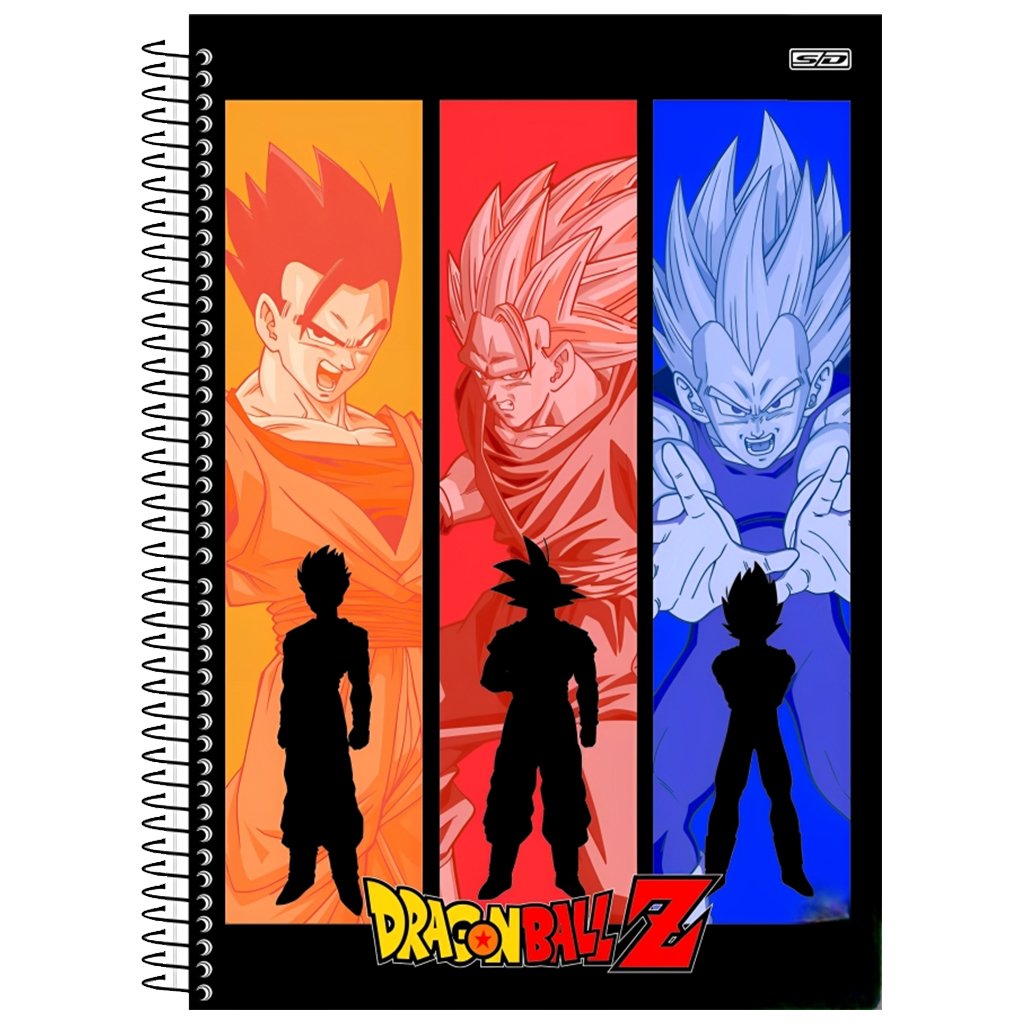 Caderno de Desenho e cartografia Dragon Ball