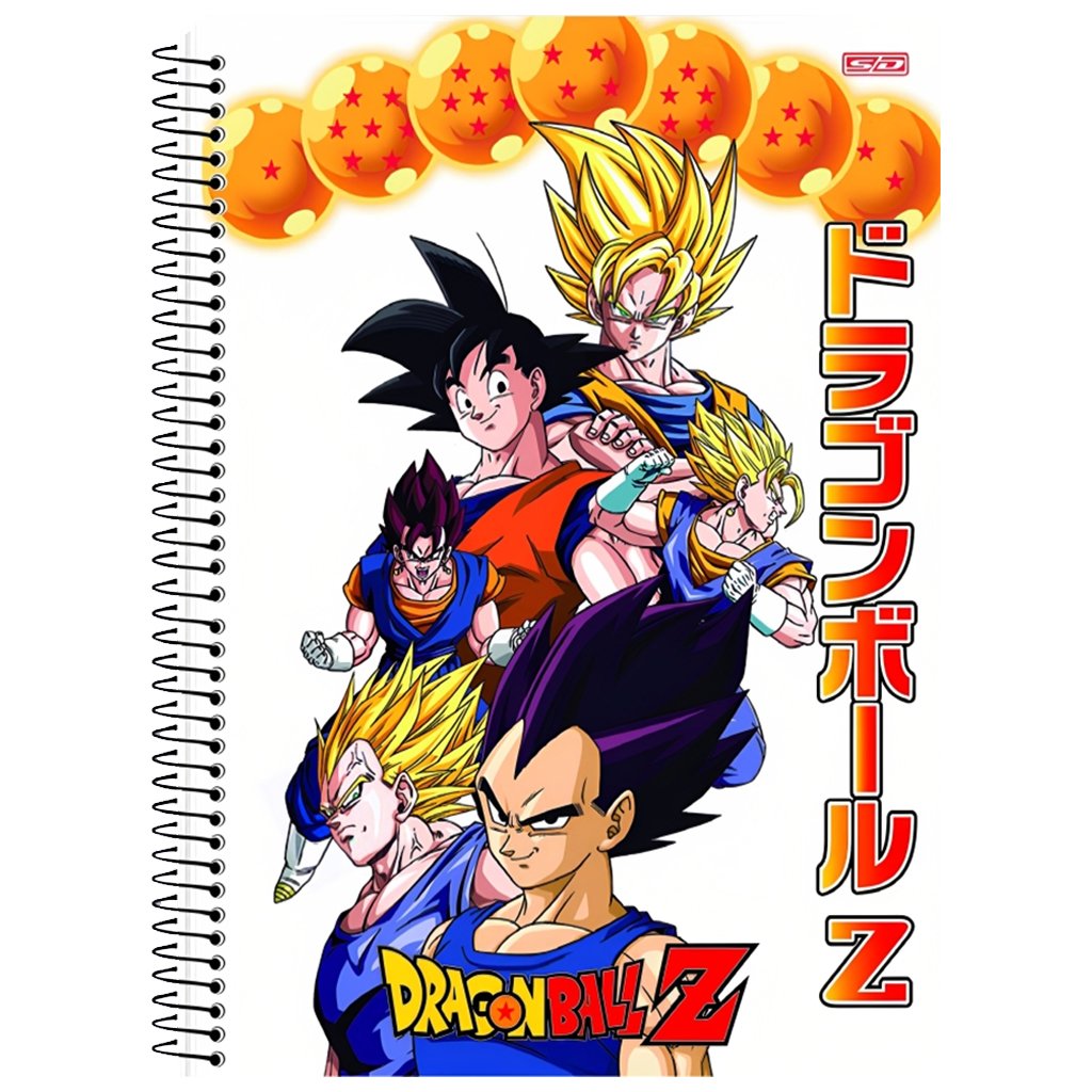 Caderno de Cartografia e Desenho Dragon Ball Super - Goku Black vs