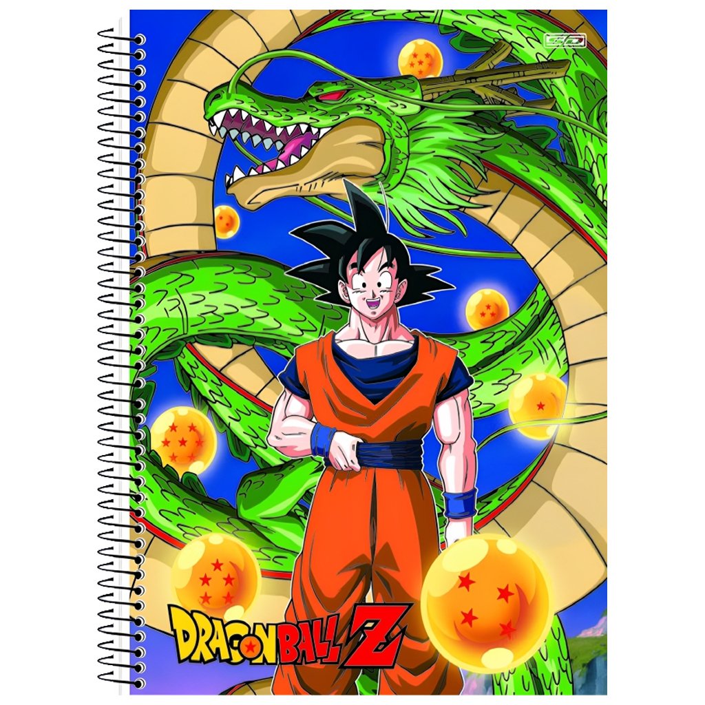 Caderno Espiral 1 Matéria Goku Super Saiyajin Dragon Ball - São Domingos -  Caderno - Magazine Luiza