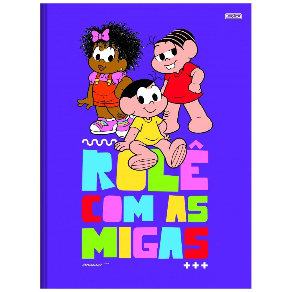 Kit livro para colorir da Turma da Mônica com Giz de cera