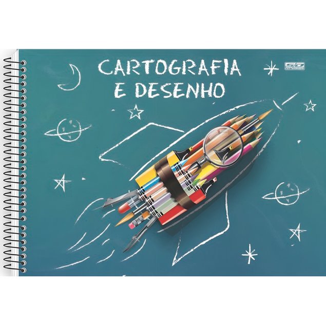 Caderno de Cartografia e Desenho SD Boruto 60 Folhas