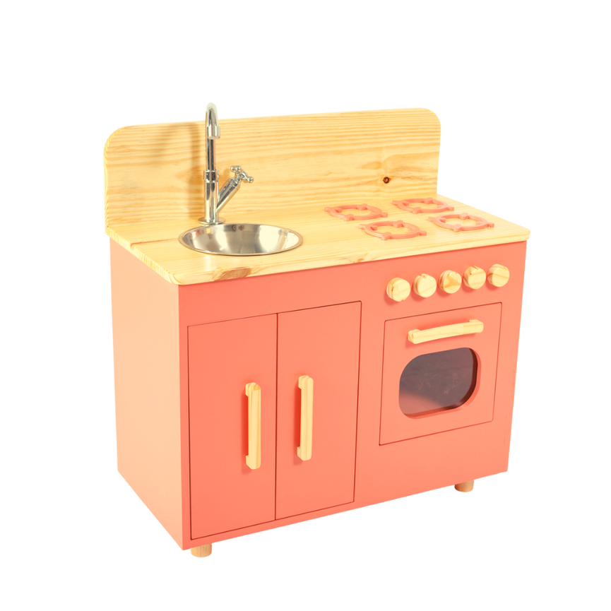 Jogo de cozinha infantil amarelo