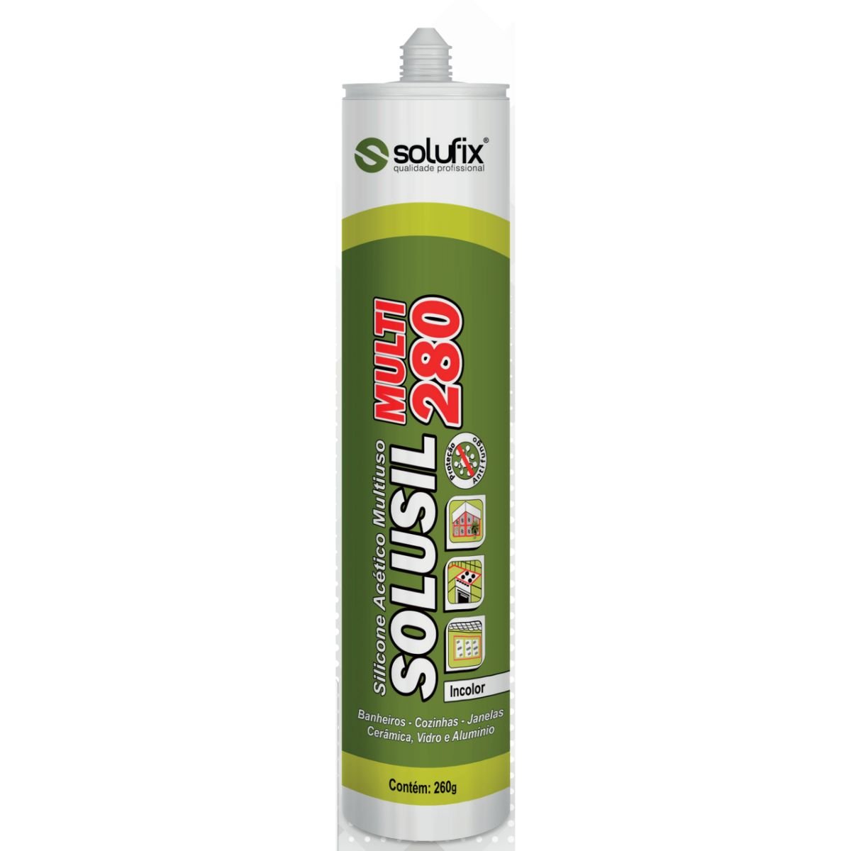 Cola Silicone Alta Temperatura Solusil Vermelho 50g , Motores