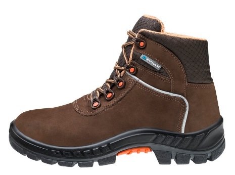 ヌコ Botina Segurança Nº38 Nobuck Bidensidade Bico PVC Marrom CA 41370