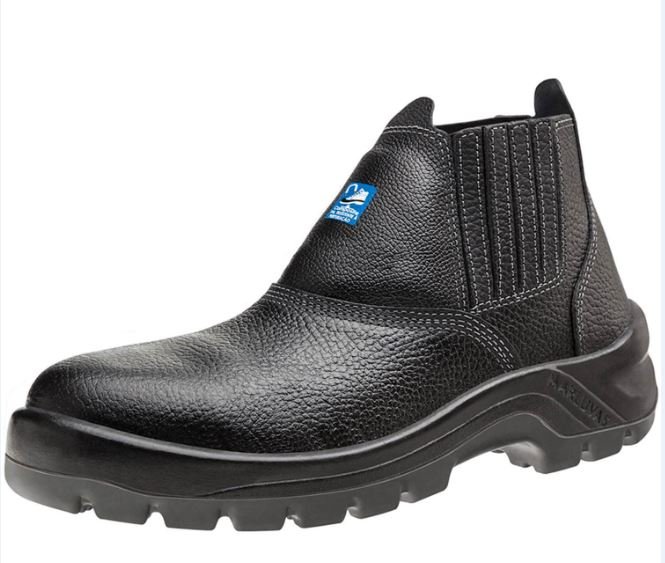 Botina Segurança Nobuck Bidensidade Bico PVC Marrom 41 CA 41370