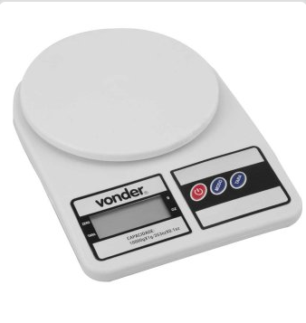 Balança Digital 10kg Vonder Resolução 1g Bivolt a Pilha AA