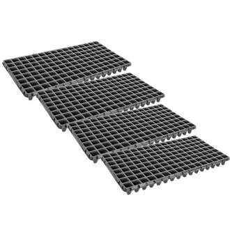 kit bandeja flexivel nutriplan 128 celulas quadrado