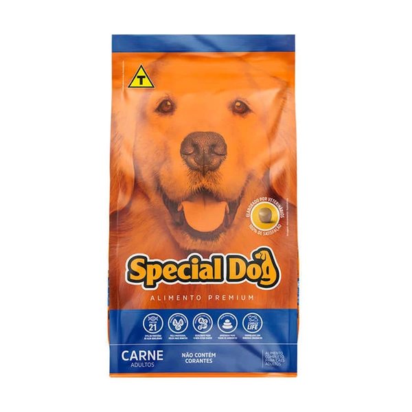 Ração Premium Special Dog para Cães Adultos Sabor Carne