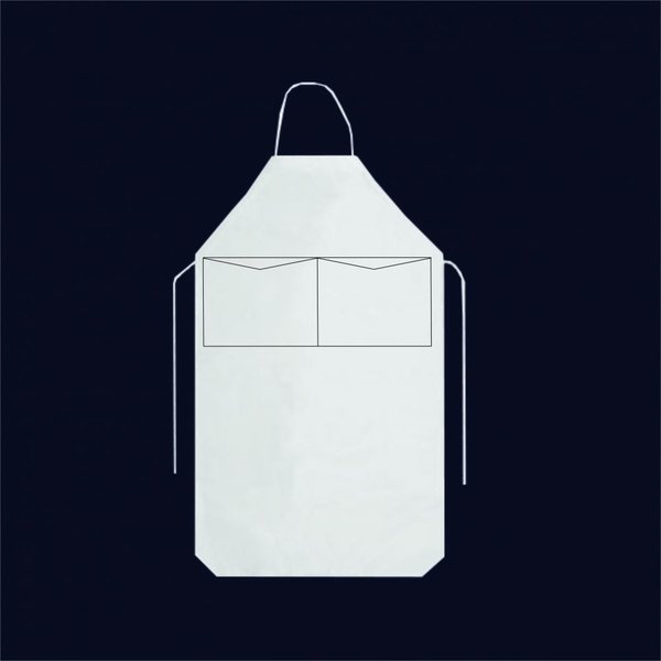 Avental Lona Branco com Bolso Avental Lona Branco com Bolso