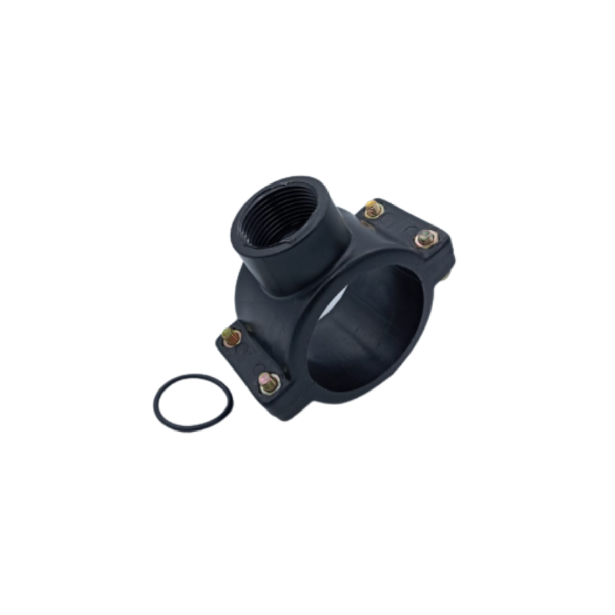 Abraçadeira para Cano 75mm Rosca 1" (Parafuso)